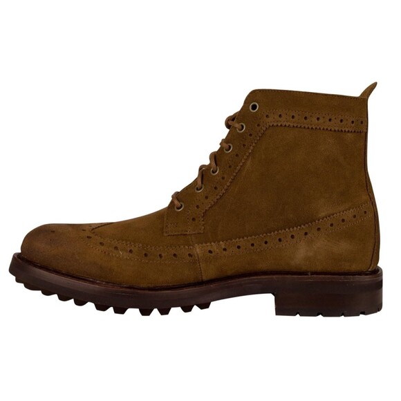 POLO RALPH LAUREN Men\'s Nickson Sport Suede Oxford Dress Wingtip Boot 10 main image 5